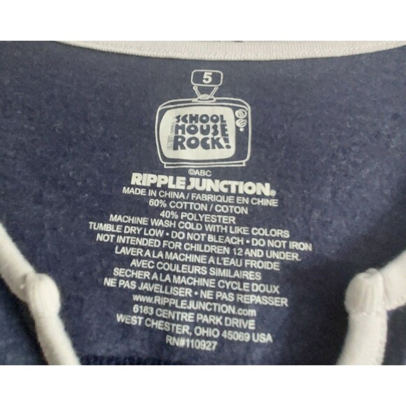 School House Rock Tops Shirts Classic Fit Women 5,cotton Polyester,26 Inch Of Ar - Picture 2 of 8